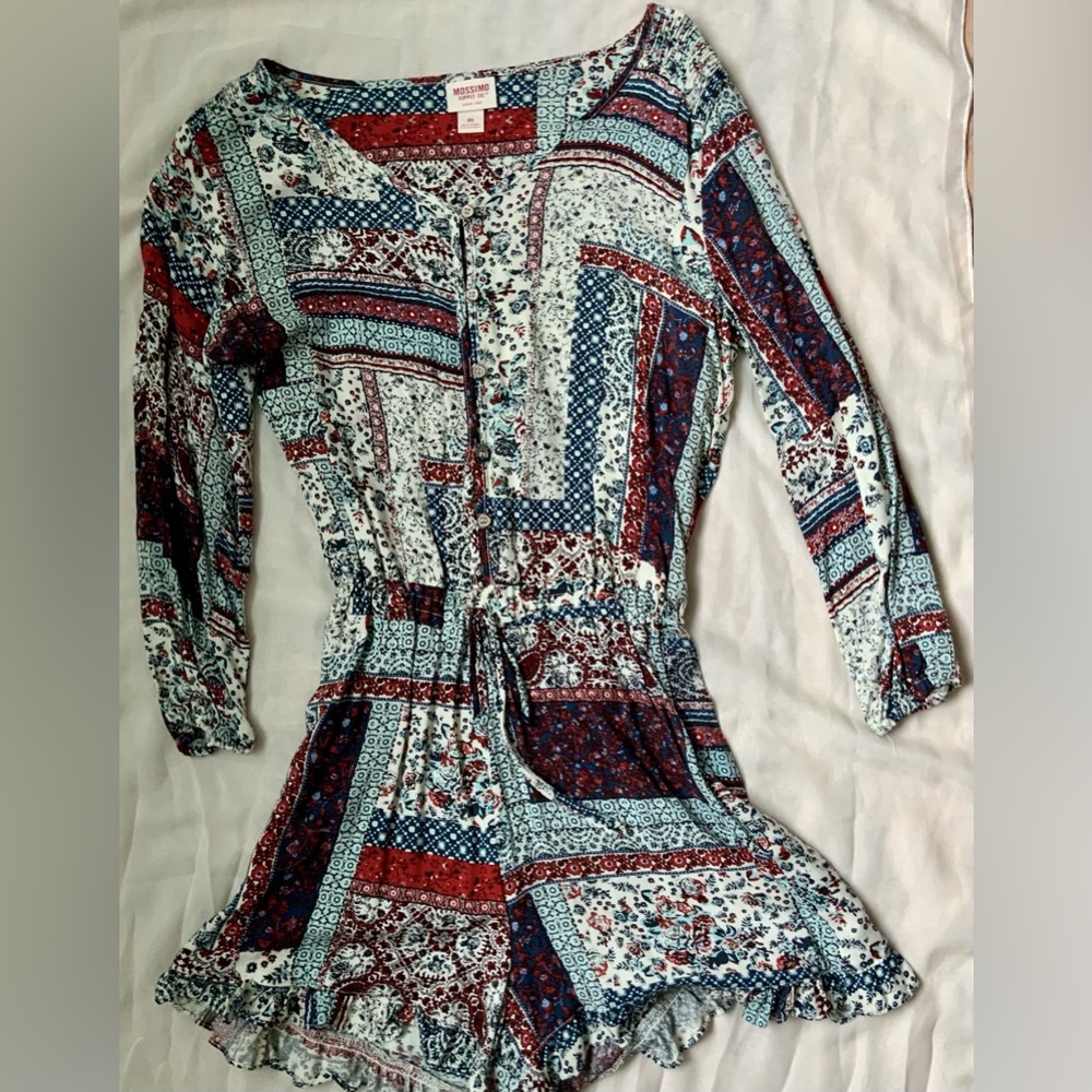 Xhilaration long sleeve romper